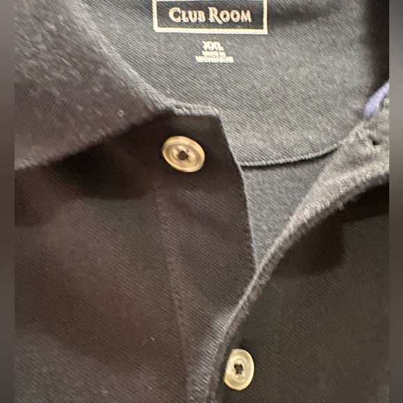 Club Room s/s polo shirt XXL Black 58% Cotton/ 39% Polyester/ 3% spandex - Picture 15 of 15